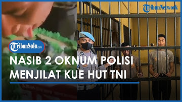 2 Oknum Polantas Polda Papua Barat yang Menjilat Kue Ulang Tahun ke 77 TNI Resmi Dipecat