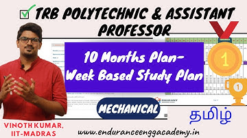 Study Plan: TRB Polytechnic Exam | Online Class | Mechanical Engineering | EEA