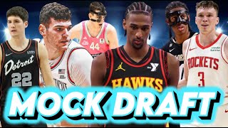 2024 NBA Mock Draft *FULL FIRST ROUND MOCK DRAFT* I Utility Sports NBA Mock Draft NBA Draft Lottery