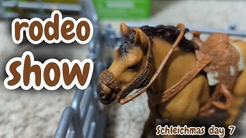 Unboxing the Schleich RODEO SET!! 🐮🤠 || Schleichmas Day 7