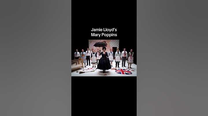 Jamie Lloyd’s Mary Poppins #aiart #stagemanagement #funny #theatre #comedy #marypoppins