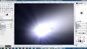 TURORIAL: how to draw a shooting star using GIMP