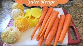 Rejuvenating Orange Carrot Mango Juice Recipe