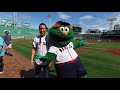 Daniel neiditch throwing out first pitch at the boston red sox game