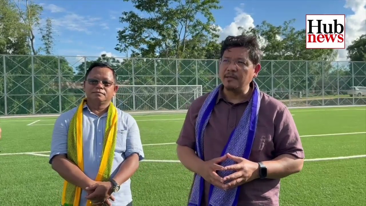 Hub News | Williamnagar o Synthetic Football Turf ko Skotong Minister oprake on·anga