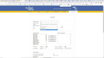 Adding assignment to ThinkCentral
