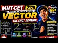 MHT -CET 2026 ✅ Vector one shot revision lecture 🔥😱✅ imp topics+ Formula+ PYQ 😱 vector all topics ✅