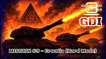 C&C 3 Tiberium Wars GDI Campaign #9 - Croatia (Hard Mode)