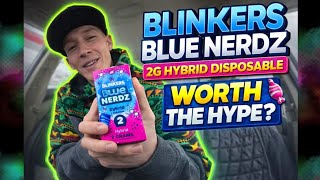 Blinkers Blue Nerdz 2G Disposable Review | Candy Flavor Hybrid