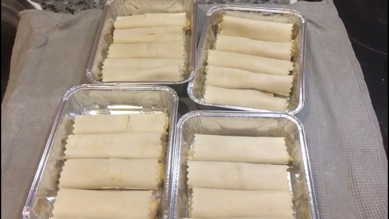 !!!!CANELONES de POLLO y FOIE¡¡¡¡¡¡ (listos para congelar)