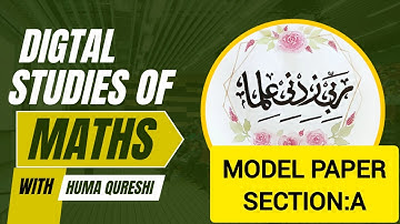 MATHEMATICS 9th SOLUTION OF MODEL PAPER (NEW) SECTION:A (M.C.Qs)
