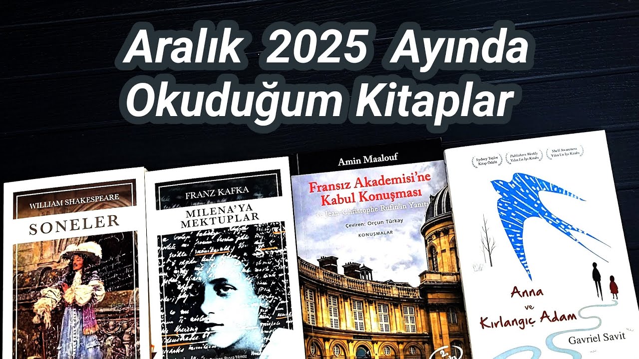 Aralık 2025 Ayında Okuduğum Kitaplar 