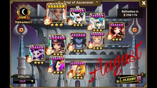 TOA Hell August 2023 Stage 1-10 (30 Stars) - Summoners War
