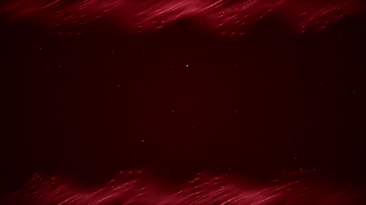 Beautiful red particles background with moving spiral strings at top and bottom animated video