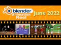 Blender animation reel june 2022