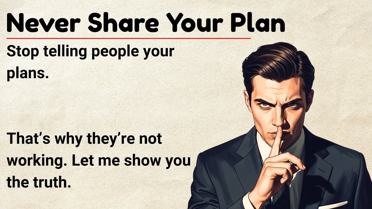 Never Share Your Plans – A Powerful Graded Reader to Improve English Fluency✅