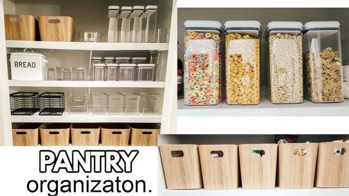 Best Pantry/Kitchen Storage Bins: OXO vs. Tupperware - Get Organized HQ