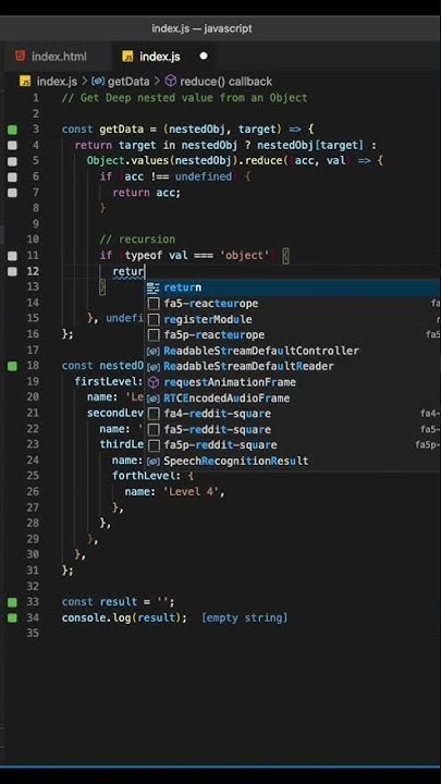 Javascript get nested obj value using recursive function #webdev # ...