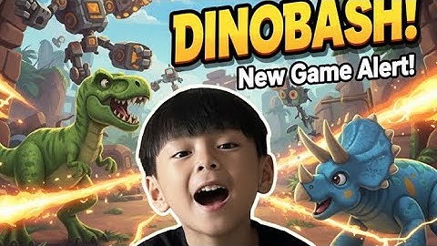 Can I Save the Dino Eggs? 🥚Playing Dino Bash Game #dinobash