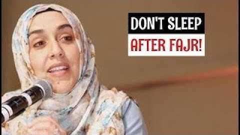 The Secret of Barakah | Why You Shouldn’t Sleep After Fajr | Yasmin Mogahed | Islamic Reminder