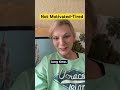 Not Motivated- Tired #motivation #tired #selfcare #mentalhealth #journey