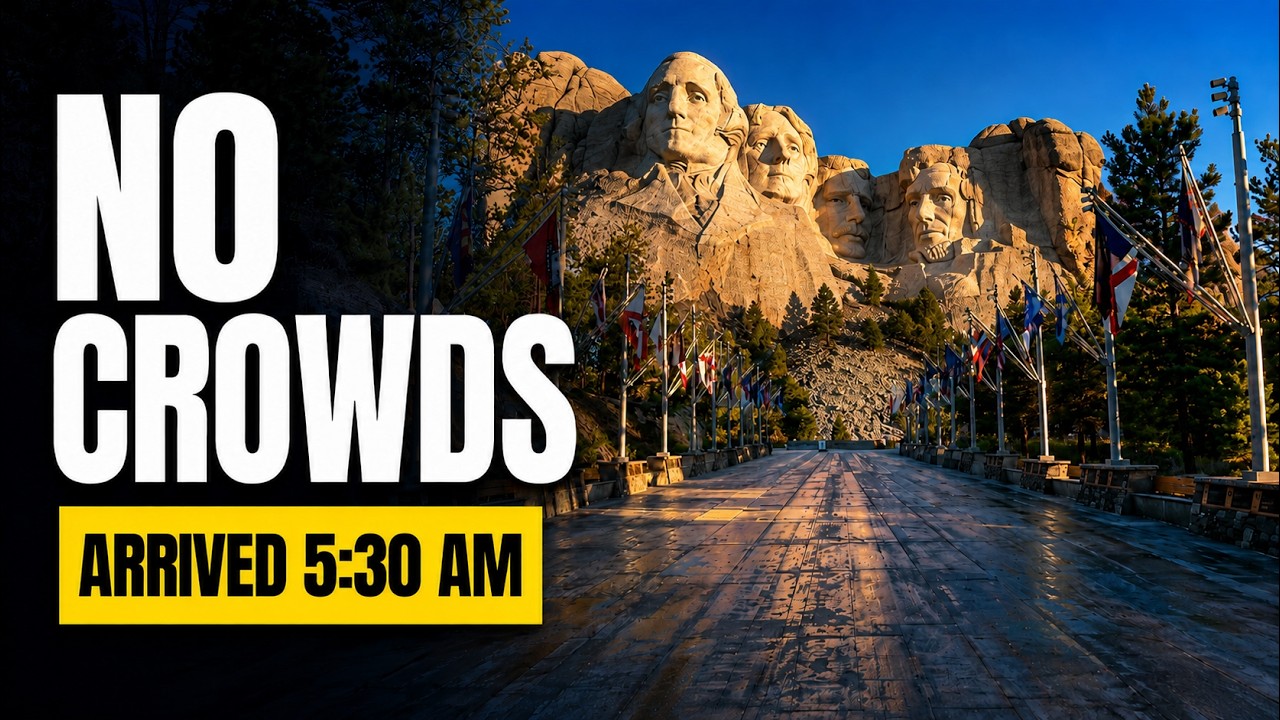 Mount Rushmore in the early morning