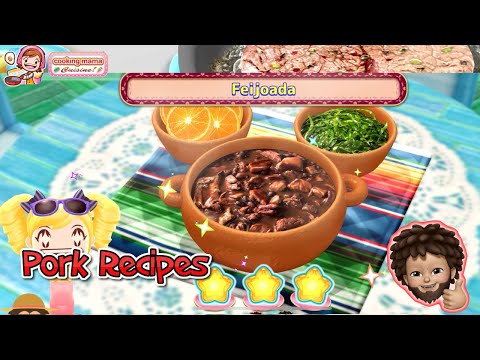 Cooking Mama: Cuisine! - Pork Recipes | FEIJOADA