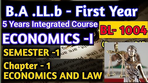 B.A.LL.b| ECONOMICS|1st Semester| First Year|#law #ballb #llb_entrance_exam #guruji_law_classes