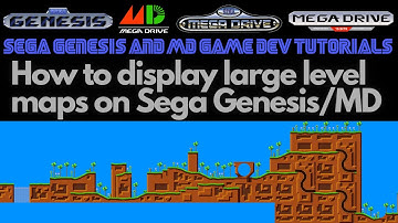 How to Code Large Level Maps on Sega Genesis & Mega Drive - Beginners Game Dev Tutorials