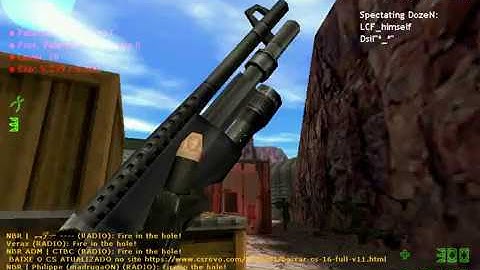 6 kills with m3 CS 1.6 in de_nuke. Why holding click is important