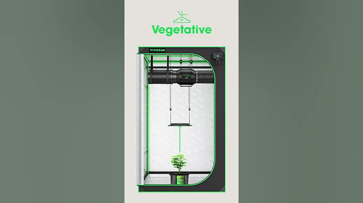 What's the ideal VIVOSUN seedling-to-LED light distance?  #gardener