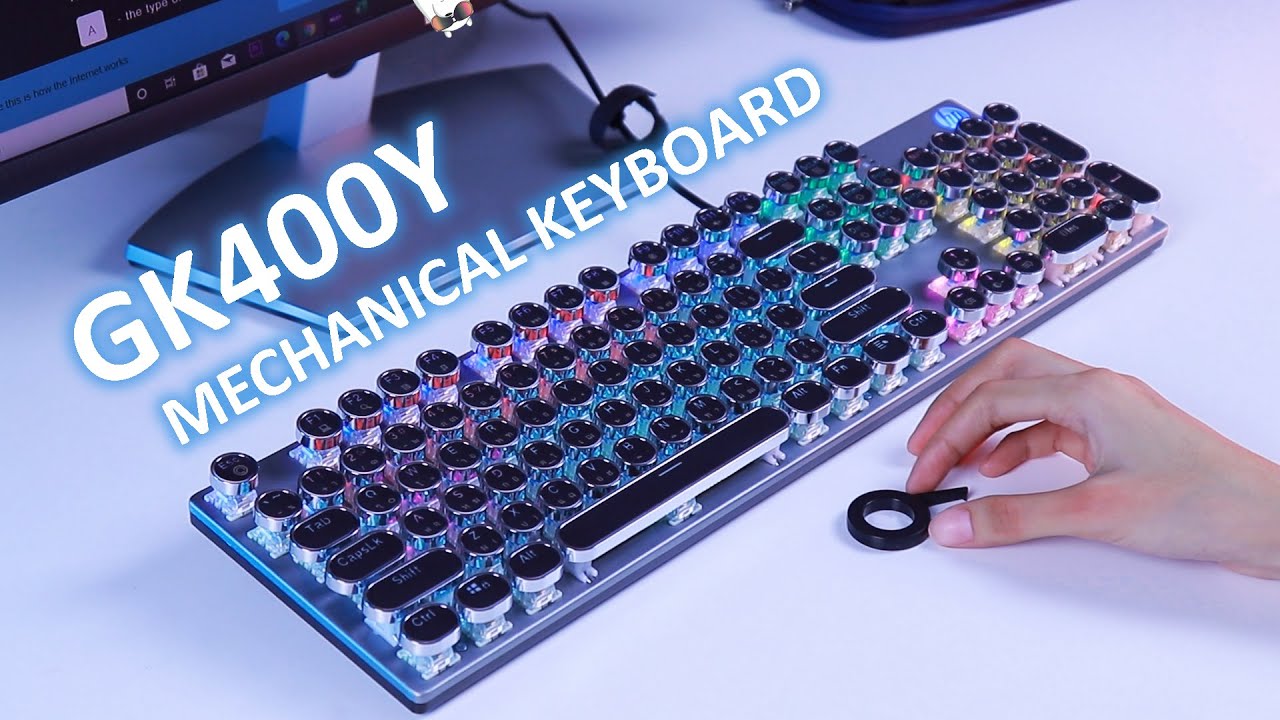 รีวิว HP GK400Y Gaming Keyboard คีย์บอร์ดเกมมิ่ง Mechanical Key การ