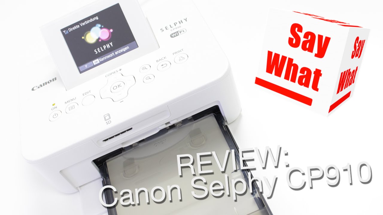 REVIEW: Canon Selphy CP910 - YouTube