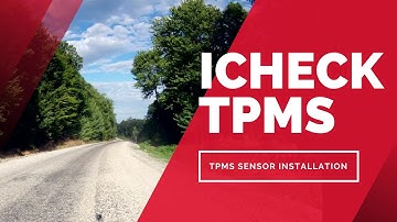 Demonstration of installing new iCheck TPMS external wheel sensor without needing rebalance | DYI