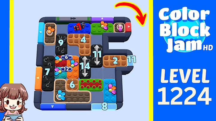 Color Block Jam Level 1224 Solution Walkthrough