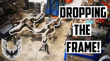 DROPPING THE FRAME! 1970 Firebird Drift Car Build Part 10