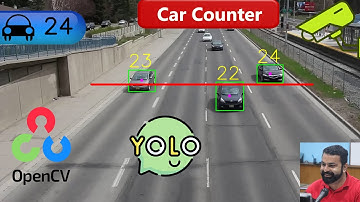 🚗 Real-Time Car Counter using Python, OpenCV, and YOLO for Video Surveillance