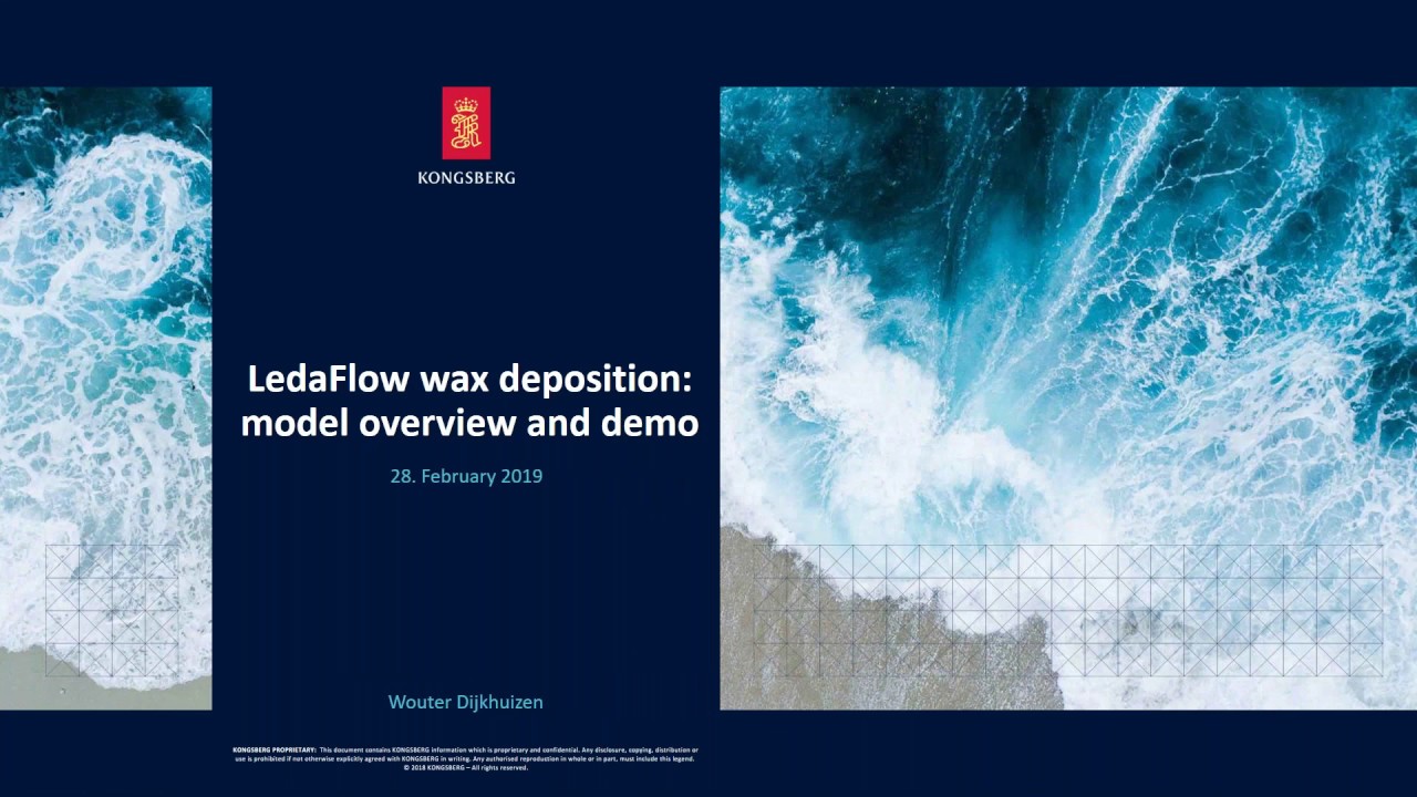 Wax deposition modelling in LedaFlow YouTube