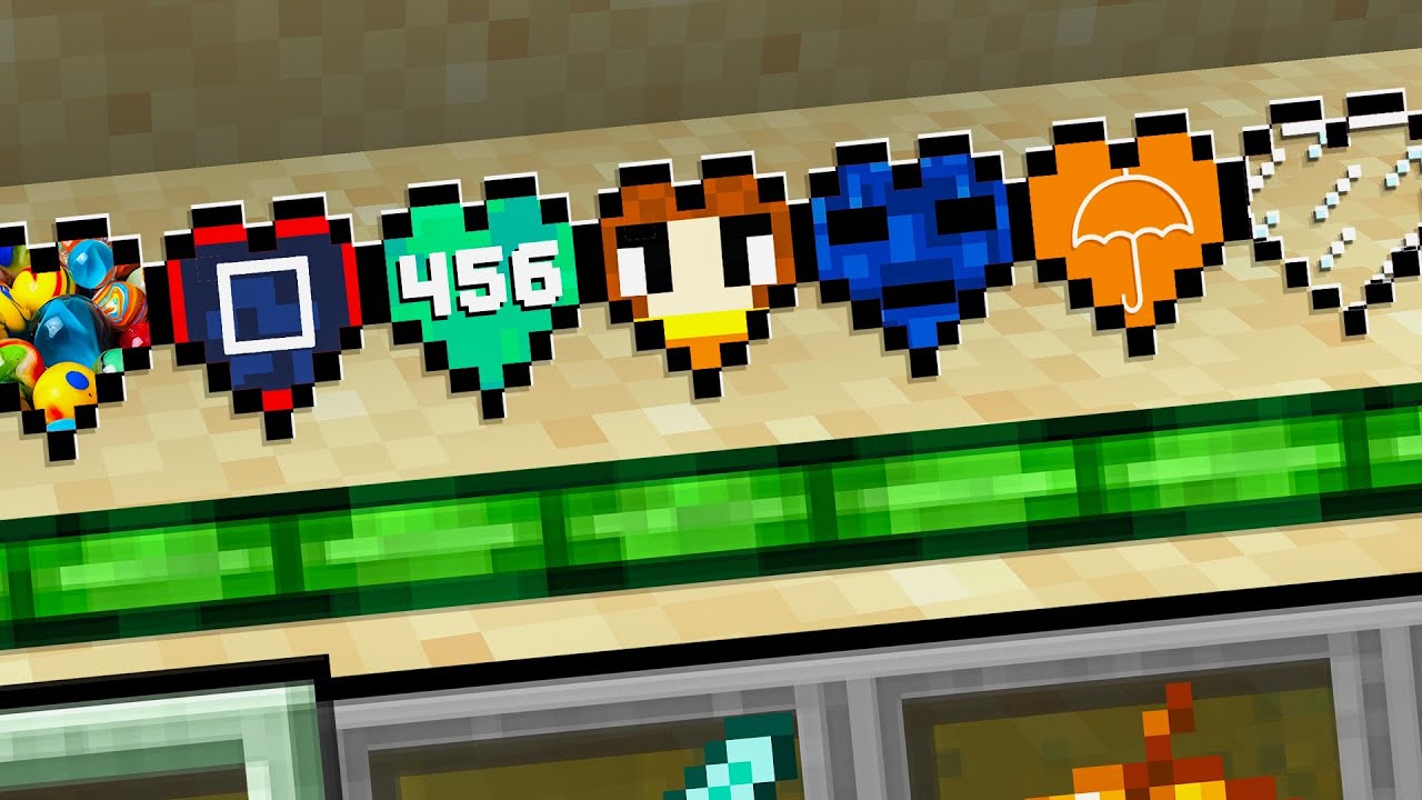 J'ai TRICHÉ avec des COEURS SQUID GAME sur Minecraft !