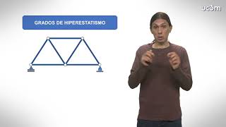 Grado de hiperestatismo en estructuras articuladas