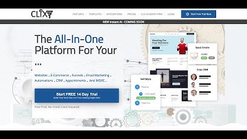 CLiXfunnel Website And Funnel Builder All-In-One