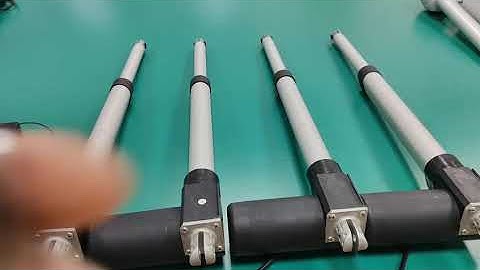 4-CH Hall Effect Linear Actuator Control System | Synchronized Movement Test with Jiechang Actuators