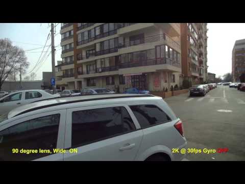 GitUp Git2 - 90 Degree Lens and Gyro Test in 2K@30fps
