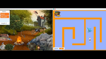 Creating an I-spy and Boat Maze game with Scratch