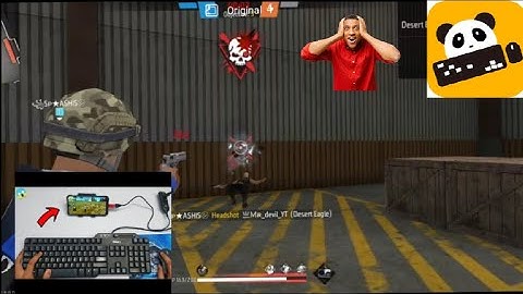 {handcam} free fire video play with keyboard and mouse panda mouse pro #viral #pandamousepro #gaming