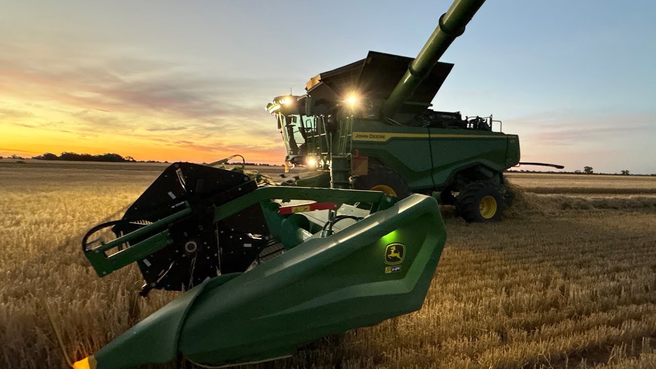 Первый день сбора урожая ячменя в Австралии — Harvest ‘25, эпизод 1!