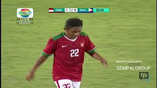 INDONESIA U16 8 VS 0 FILIPINA U16 | HIGHLIGHT AFF CUP-16 2018