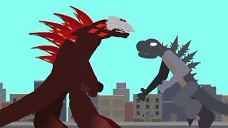 Godzilla Vs Infected Sky stick Nodes Pro Animation