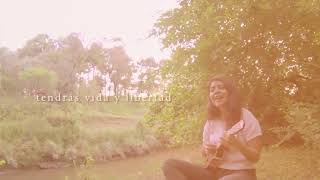 Video-Miniaturansicht von „Fija Tus Ojos en Cristo (Himno 211), Cover Versión Ukelele - Amalia Lopez“