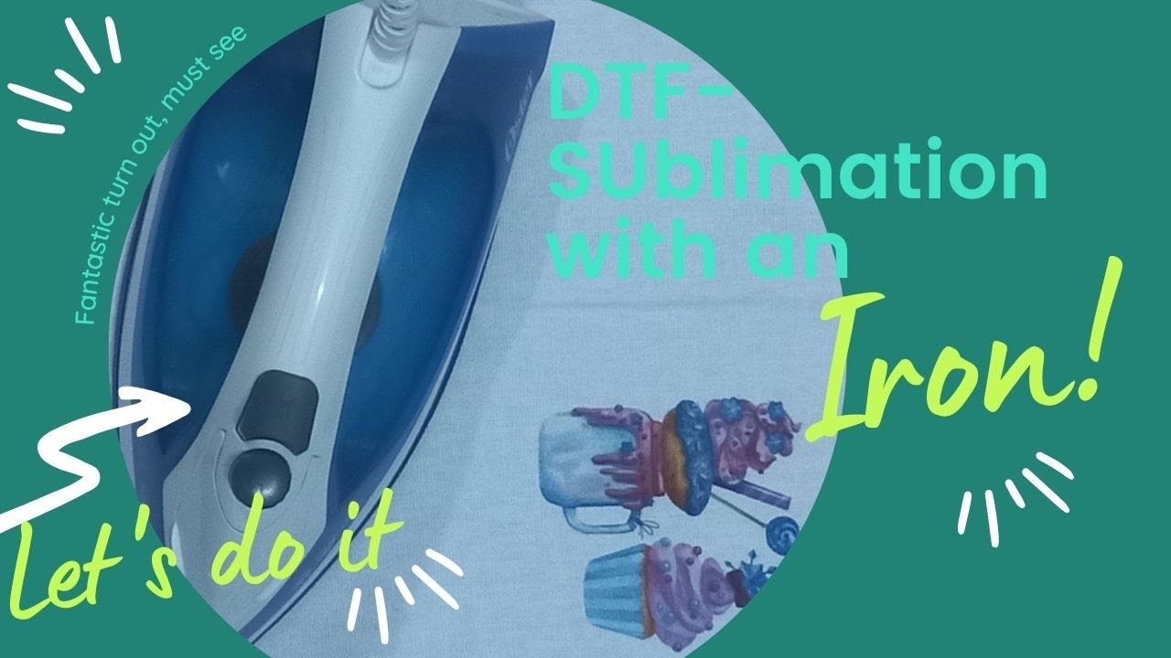 DTF-sublimation hack with home iron!!!